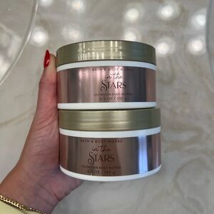 TWO Bath and Body Works In the Stars Glowtion Body Butter